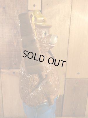 アドバタイジングキャラクターのスモーキーザベアの70年代ビンテージコインバンク