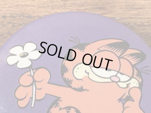 ガーフィールドの金属製の80年代ビンテージ缶バッジ