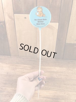 ガーフィールドのメッセージ書かれた80年代ビンテージオーナメント