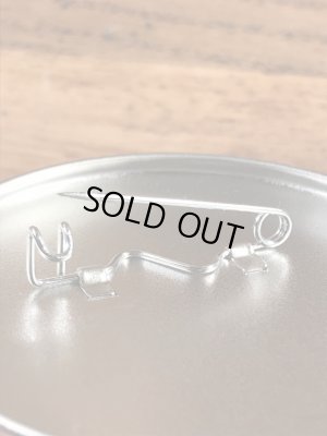 アドバタイジングキャラクターのスモーキーベアの80年代〜ビンテージ缶バッジ