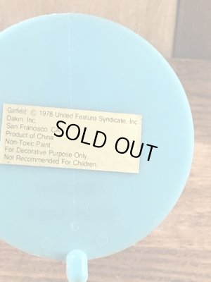 ガーフィールドのメッセージ書かれた80年代ビンテージオーナメント