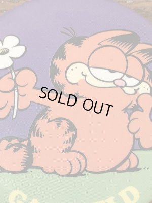 ガーフィールドの金属製の80年代ビンテージ缶バッジ