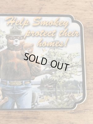 アドバタイジングキャラクターのスモーキーベアの90年代〜ビンテージステッカー