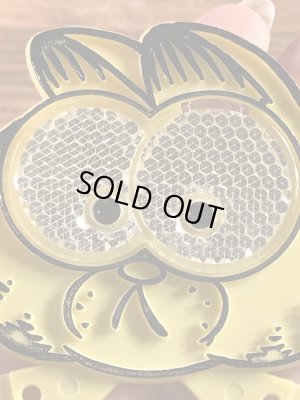 ガーフィールドの自転車用の80年代ビンテージ反射板