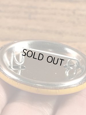 アドバタイジングキャラクターのスモーキーベアの80年代〜ビンテージ缶バッジ