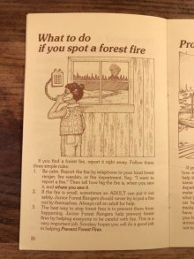 他の写真3: Smokey Bear Junior Forest Ranger Handbook　スモーキーベア　ビンテージ　ハンドブック　企業キャラ　80年代