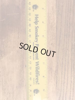 アドバタイジングキャラクターのスモーキーベアの90年代〜ビンテージルーラー