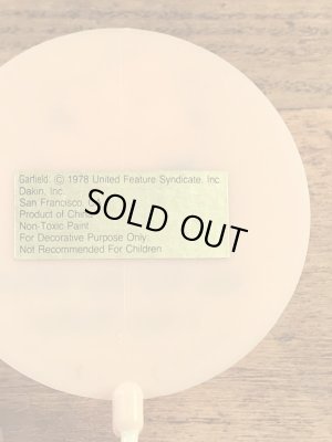ガーフィールドのメッセージ書かれた80年代ビンテージオーナメント
