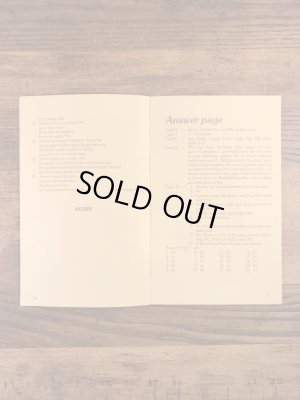 企業キャラクターのスモーキーベアの80’sヴィンテージハンドブック