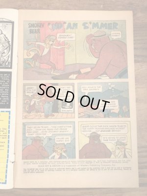 企業キャラクターのスモーキーベアの70’sヴィンテージの漫画