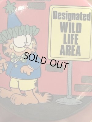 ガーフィールドの金属製のビンテージ缶バッジ