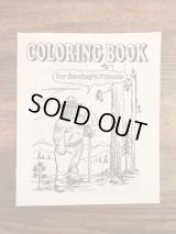 Smokey Bear Coloring Book　スモーキーベア　ビンテージ　カラーリングブック　アドキャラ　90年代〜