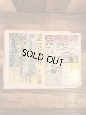 企業キャラクターのスモーキーベアの70’sヴィンテージの漫画