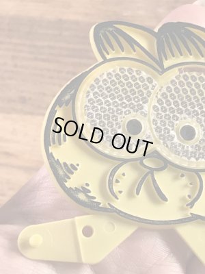 ケロッグのおまけについていたガーフィールドの80’sヴィンテージ反射プレート