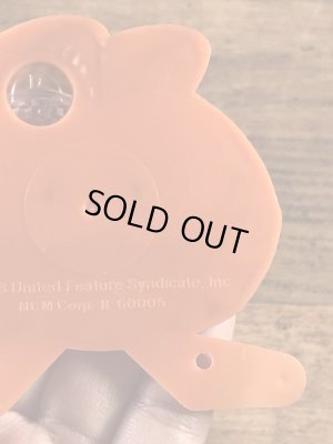 ケロッグのおまけについていたガーフィールドの80’sヴィンテージ反射プレート