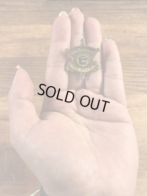 アドバタイジングキャラクターのスモーキーベアの90年代〜ビンテージピンバッジ