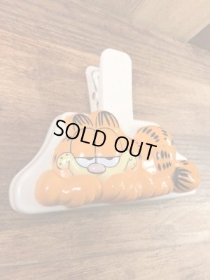 ガーフィールドのプラスチック製の80年代ビンテージペッパークリップ