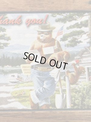 アドバタイジングキャラクターのスモーキーベアの90年代〜ビンテージステッカー