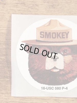 企業キャラクターのスモーキーベアの90’s〜ヴィンテージシール