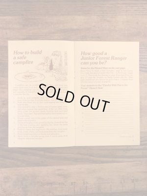 企業キャラクターのスモーキーベアの80’sヴィンテージハンドブック