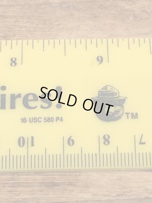 企業キャラクターのスモーキーベアの90’s〜ヴィンテージ定規