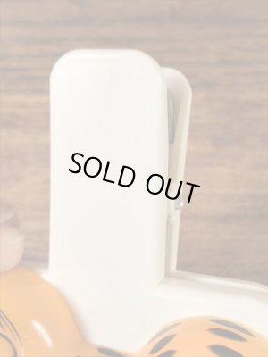 ガーフィールドのプラスチック製の80年代ビンテージペッパークリップ