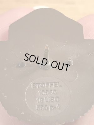 アドバタイジングキャラクターのスモーキーベアの90年代〜ビンテージピンバッジ