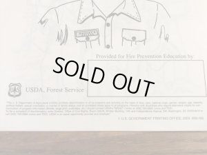 アドバタイジングキャラクターのスモーキーベアの90年代〜ビンテージカラーリングブック