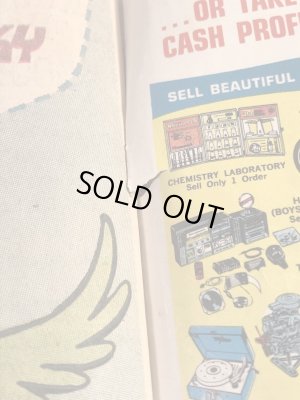 企業キャラクターのスモーキーベアの70’sヴィンテージの漫画