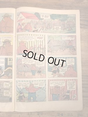 企業キャラクターのスモーキーベアの70’sヴィンテージの漫画