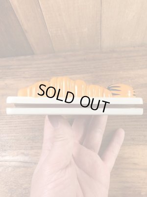 ガーフィールドのプラスチック製の80’sヴィンテージクリップトイ