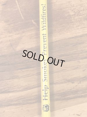 アドバタイジングキャラクターのスモーキーベアの90年代〜ビンテージの鉛筆