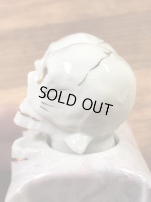 スカルの陶器製の50’sヴィンテージソルト＆ペッパー