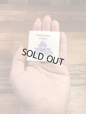 アドバタイジングキャラクターのスモーキーベアの90年代〜ビンテージデカール