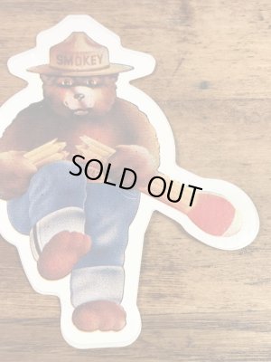 アドバタイジングキャラクターのスモーキーベアの90年代〜ビンテージステッカー