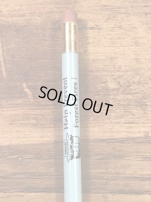 アドバタイジングキャラクターのスモーキーベアの90年代〜ビンテージの鉛筆