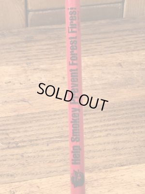 アドバタイジングキャラクターのスモーキーベアの90年代〜ビンテージの鉛筆