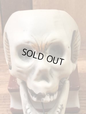 スカルオンブックのメイドインジャパンの50年代ビンテージマッチホルダー