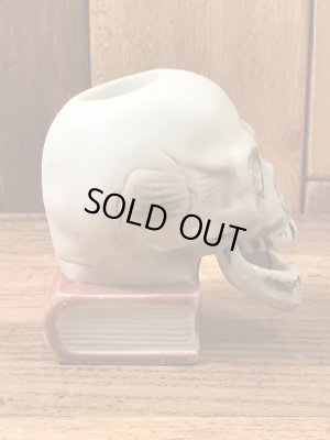 顎がゆらゆら揺れるスカルオンブックの50’sヴィンテージマッチホルダー