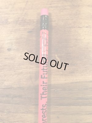 企業キャラクターのスモーキーベアの90’s〜ヴィンテージえんぴつ