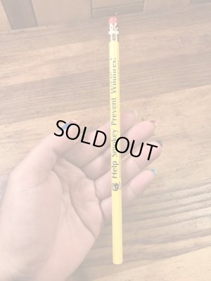 アドバタイジングキャラクターのスモーキーベアの90年代〜ビンテージの鉛筆