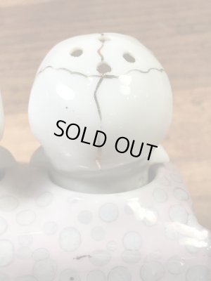 スカルのメイドインジャパン製の50年代ビンテージソルト＆ペッパー