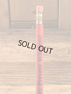 アドバタイジングキャラクターのスモーキーベアの90年代〜ビンテージの鉛筆