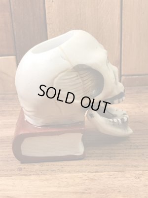 顎がゆらゆら揺れるスカルオンブックの50’sヴィンテージマッチホルダー