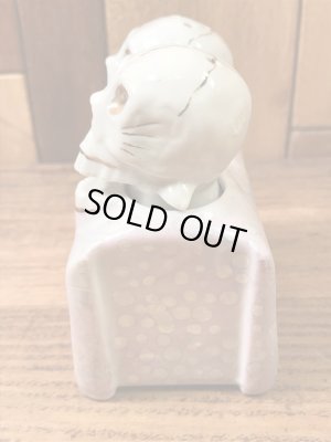 スカルの陶器製の50’sヴィンテージソルト＆ペッパー