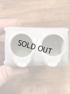 スカルの陶器製の50’sヴィンテージソルト＆ペッパー