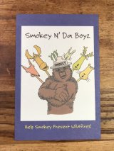 Smokey Bear Postcard　スモーキーベア　ビンテージ　ポストカード　企業キャラクター　2000年代