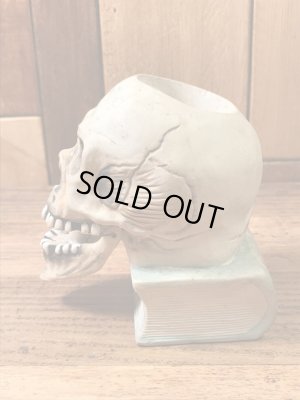 顎がゆらゆら揺れるスカルオンブックの50’sヴィンテージマッチホルダー