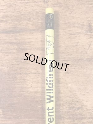 アドバタイジングキャラクターのスモーキーベアの90年代〜ビンテージの鉛筆