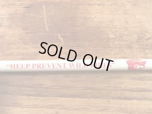 アドバタイジングキャラクターのスモーキーベアの90年代〜ビンテージの鉛筆